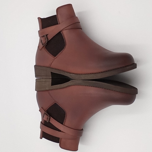 Propet Leather Tatum Ankle‎ Boots Brown 9.5WW - Picture 7 of 12